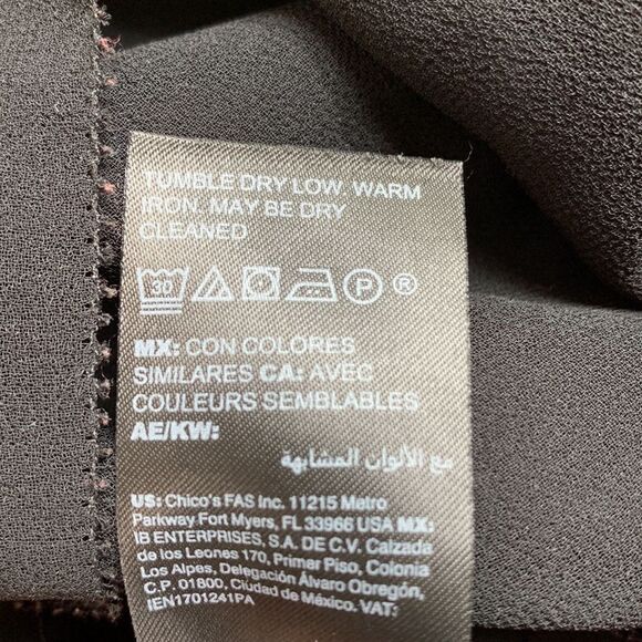 🟢3 items $20—WHBM satin cami w chiffon lining showing through drapey neckline - Picture 6 of 11